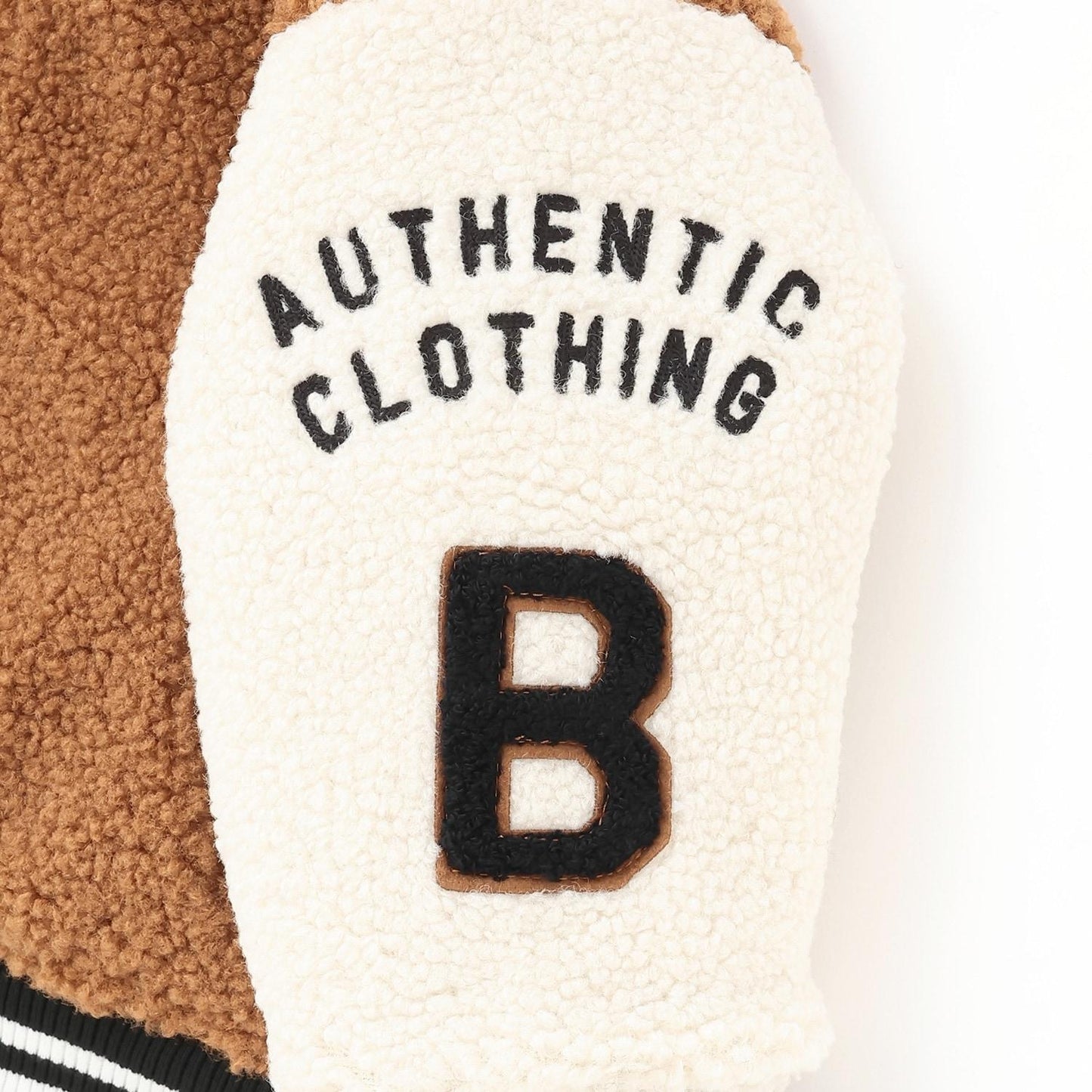 連帽拼色羊羔絨夾克