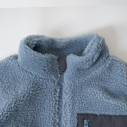 羊羔絨立領夾克/保暖/外套