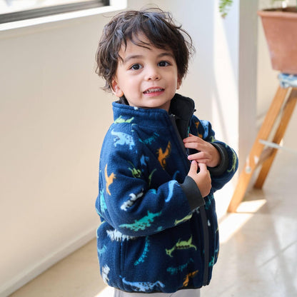恐龍雙面可穿中棉夾克