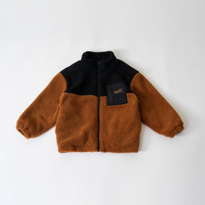 羊羔絨立領夾克/保暖/外套