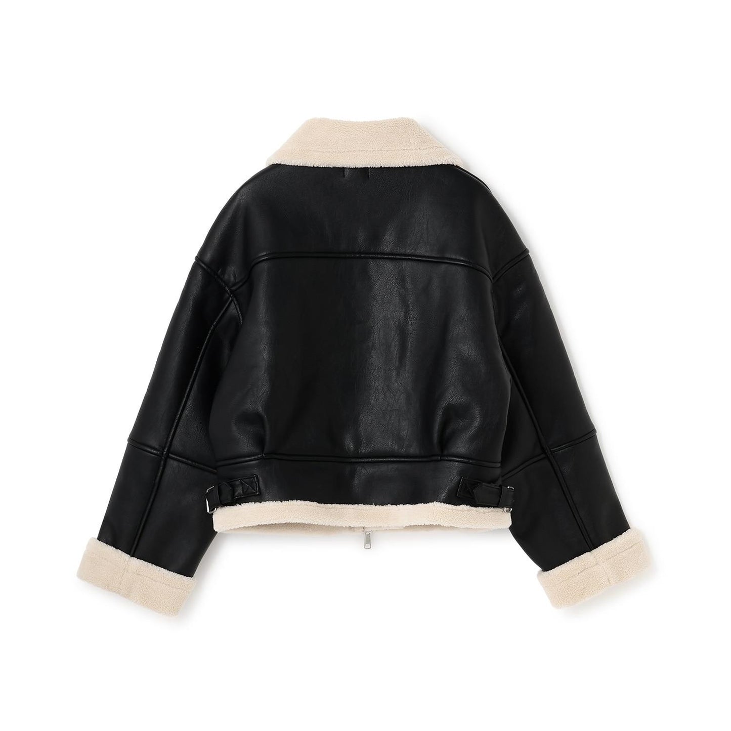 羊毛皮飛行夾克