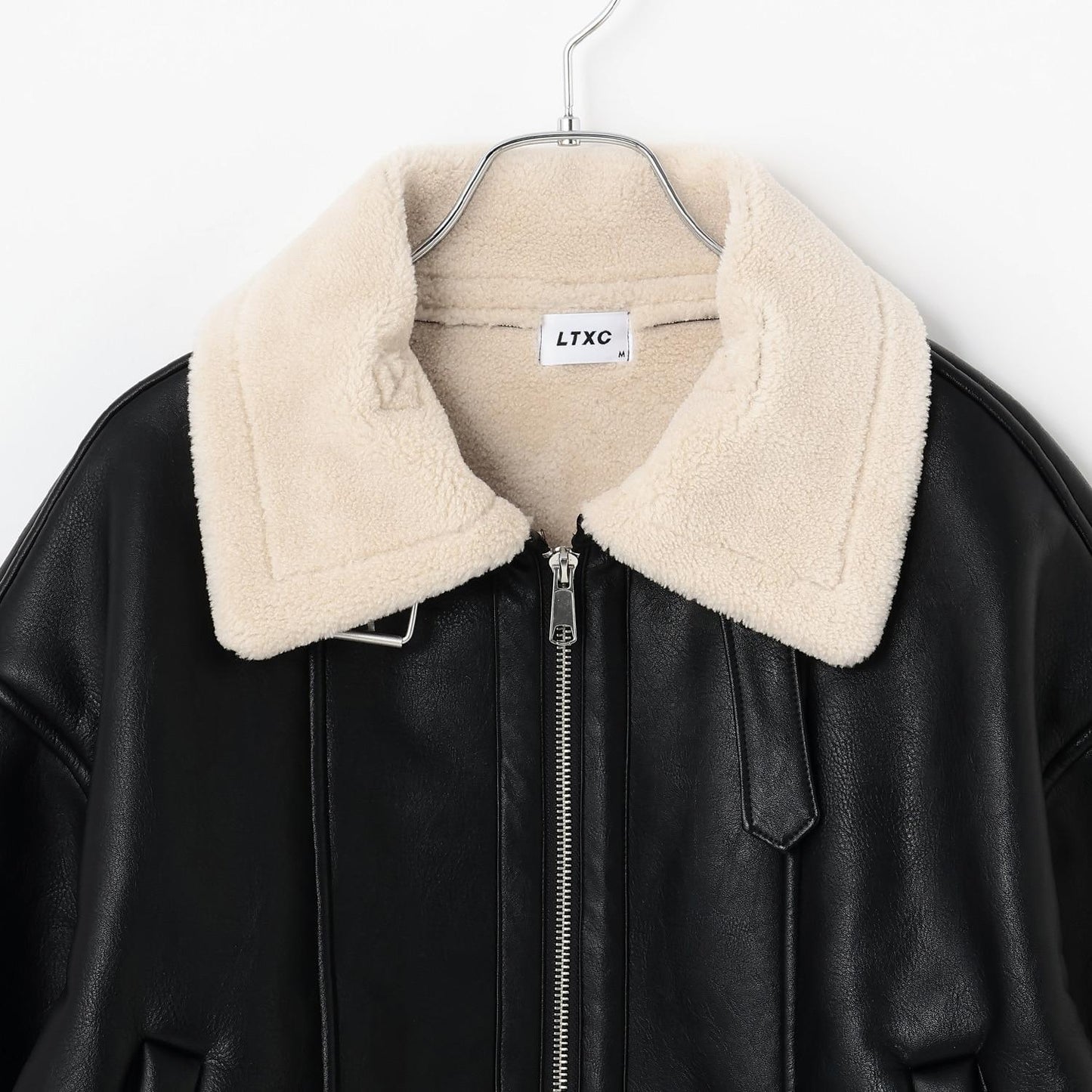 羊毛皮飛行夾克