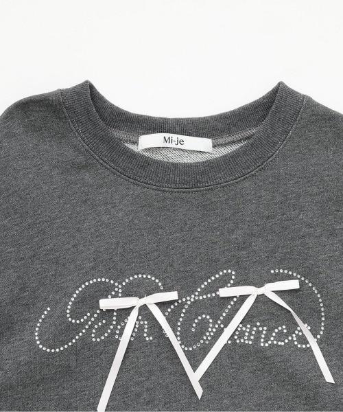 石紋蝴蝶結衛衣【韓國時尚】