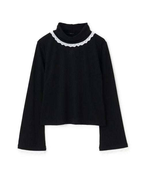 蕾絲袖內搭上衣【韓國時尚】