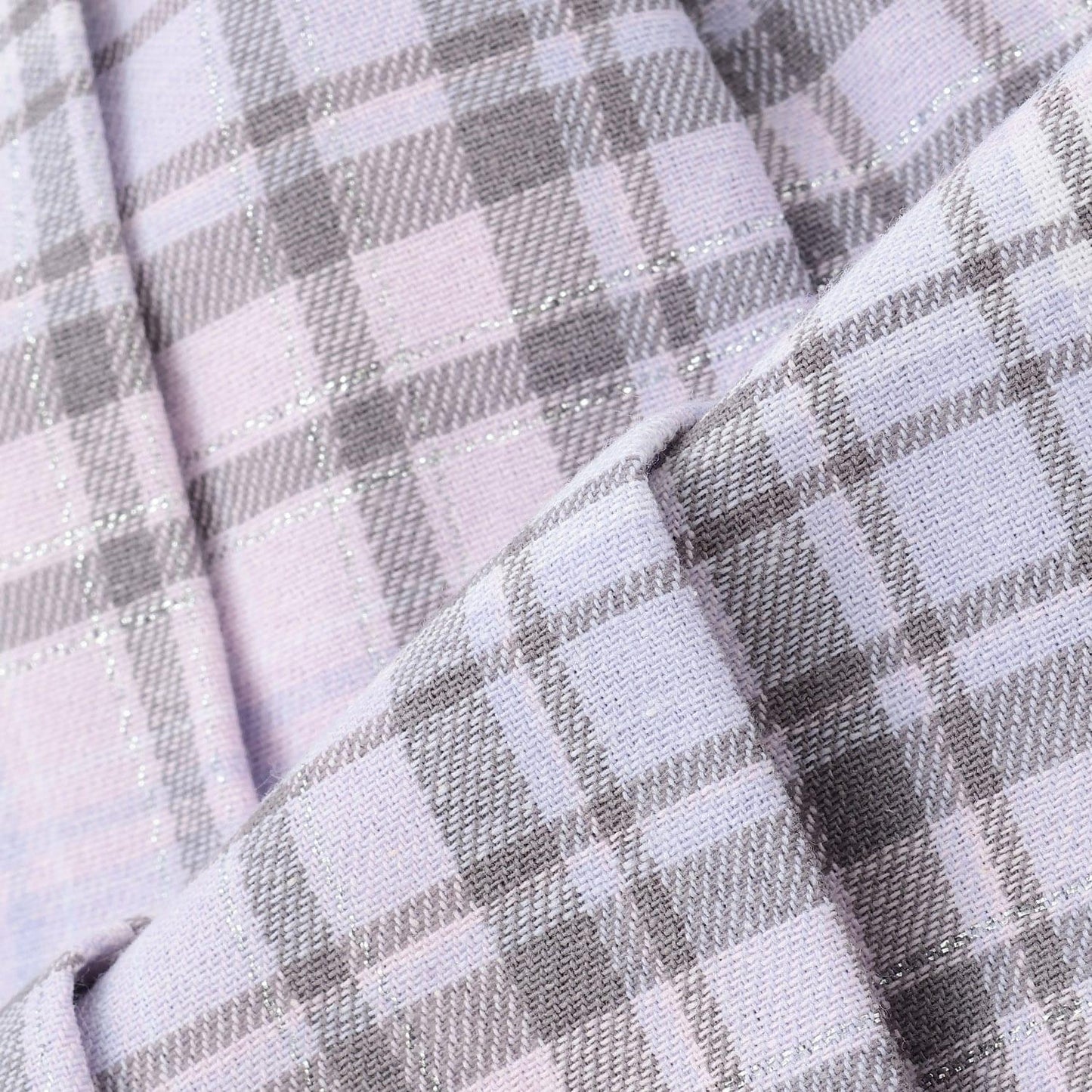 附天使小包 格紋牛仔百褶裙褲