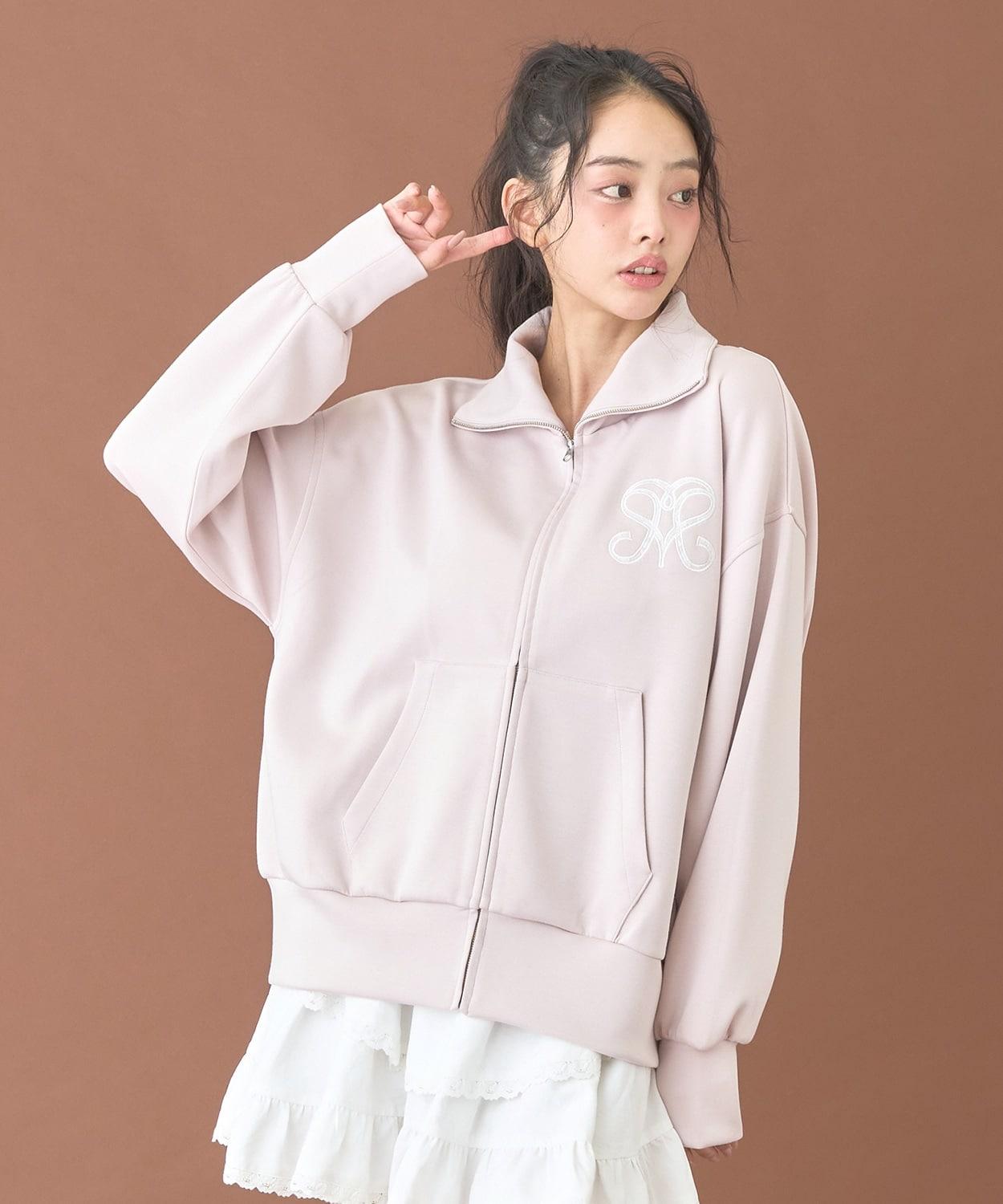 圖案標誌寬鬆連帽衛衣【韓國時尚】