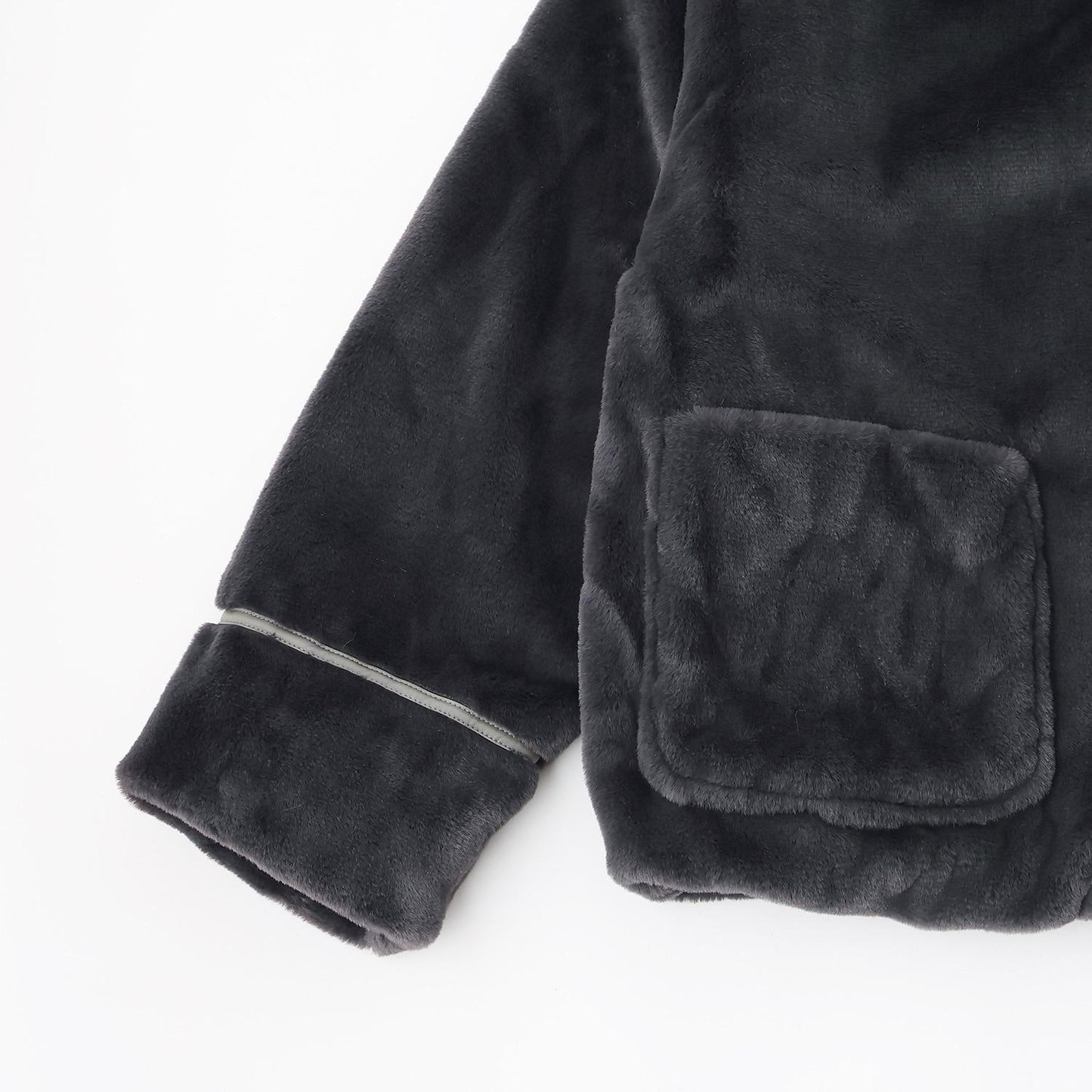 【130cm可選】仿皮草飛行夾克