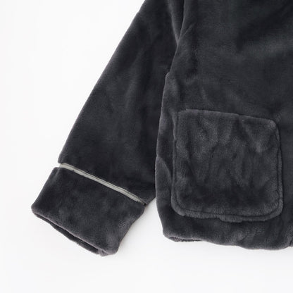 【130cm可選】仿皮草飛行夾克