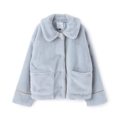 【130cm可選】仿皮草飛行夾克