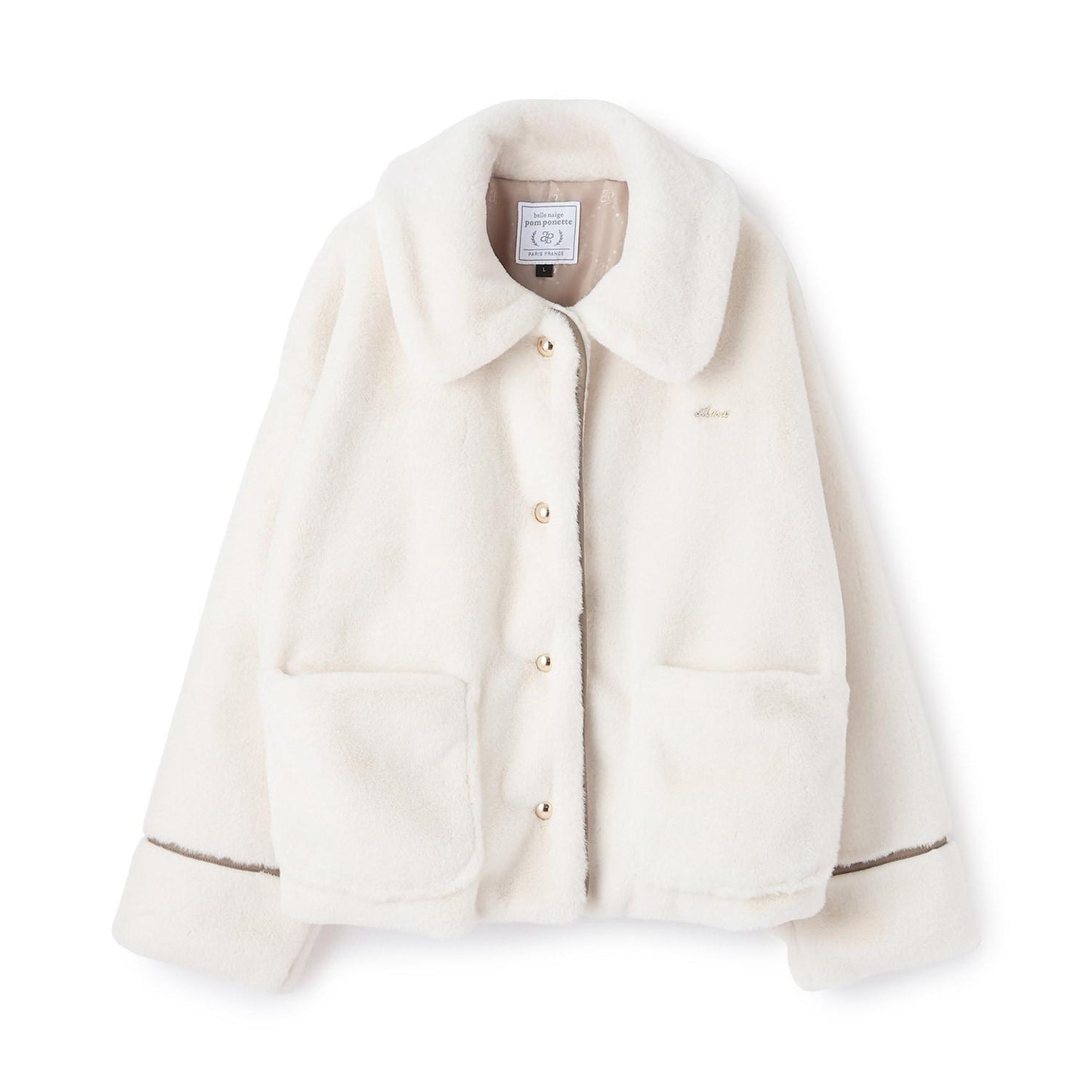 【130cm可選】仿皮草飛行夾克