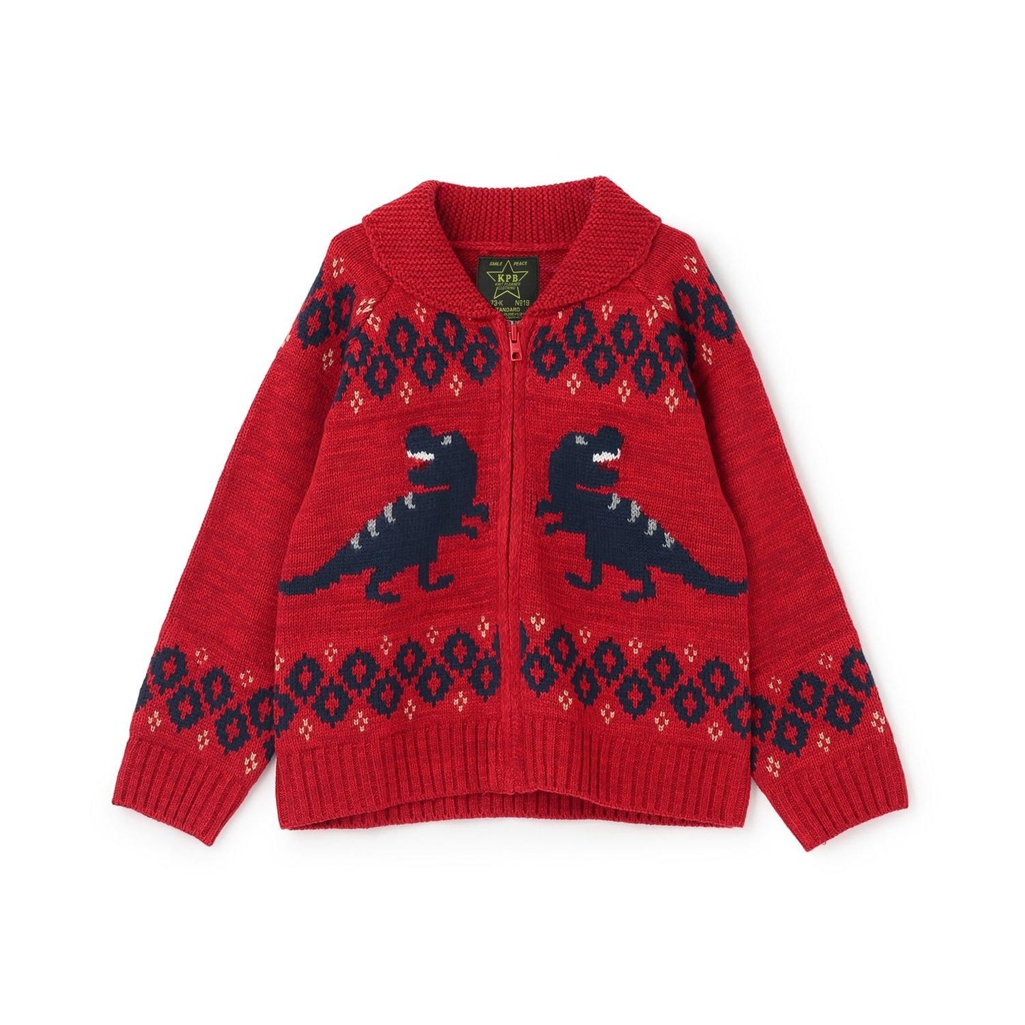 恐龍圖案考欽毛衣