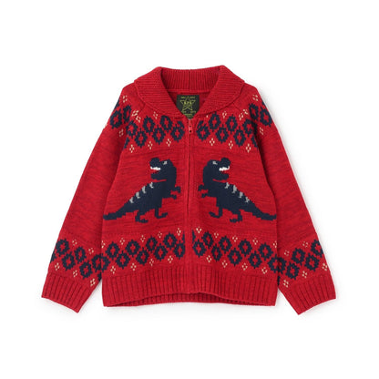 恐龍圖案考欽毛衣
