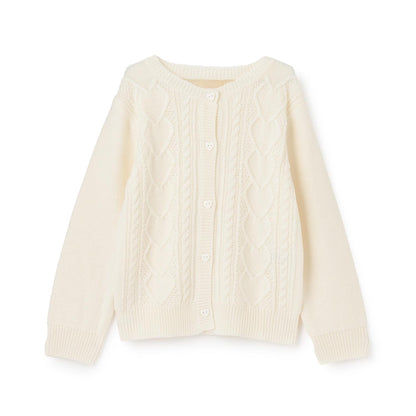 麻花編織針織開衫【可水洗】