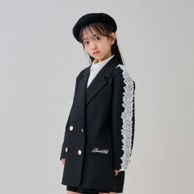【畢業服】雙排扣長款夾克