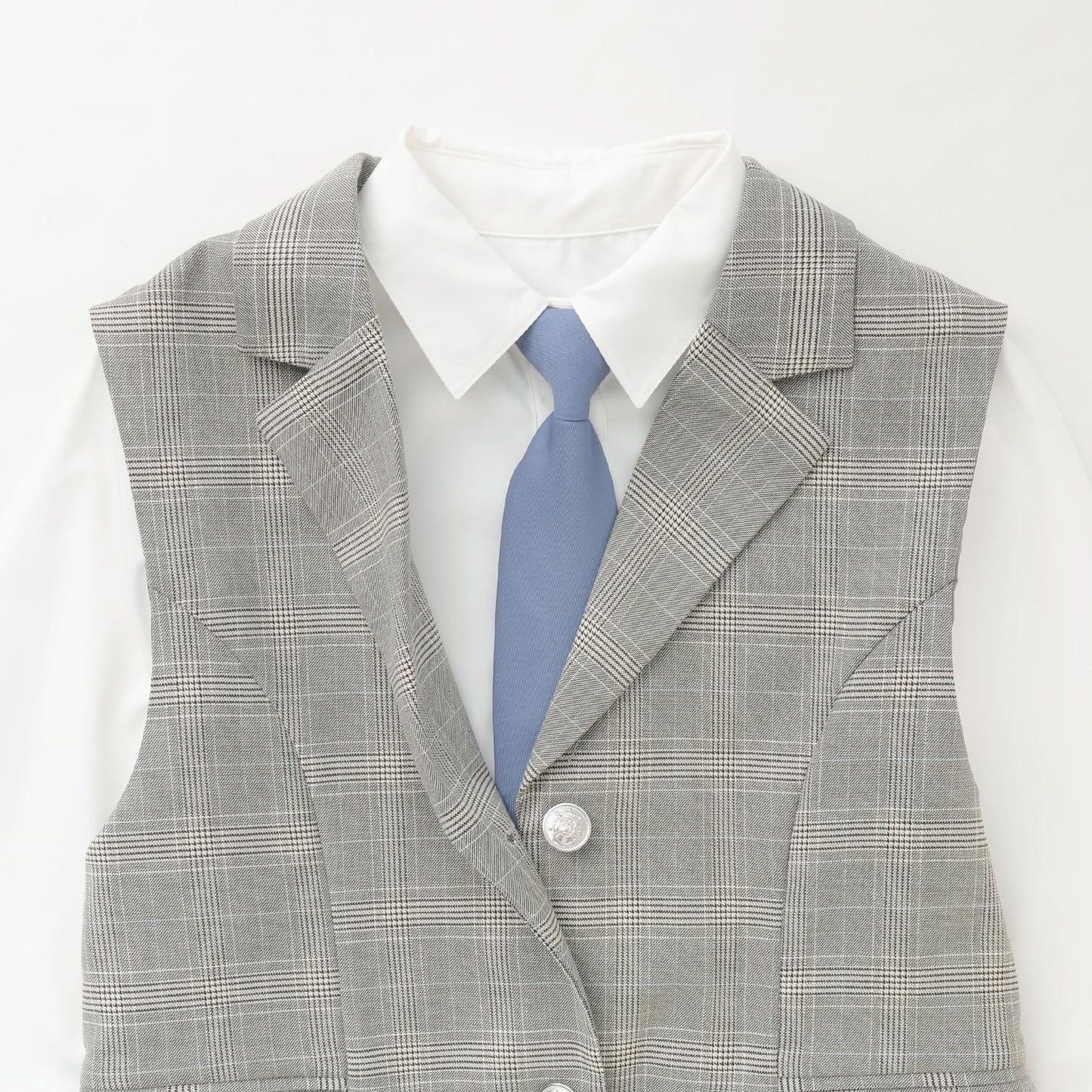 【畢業服】【5件套】馬甲西裝外套搭配套裝