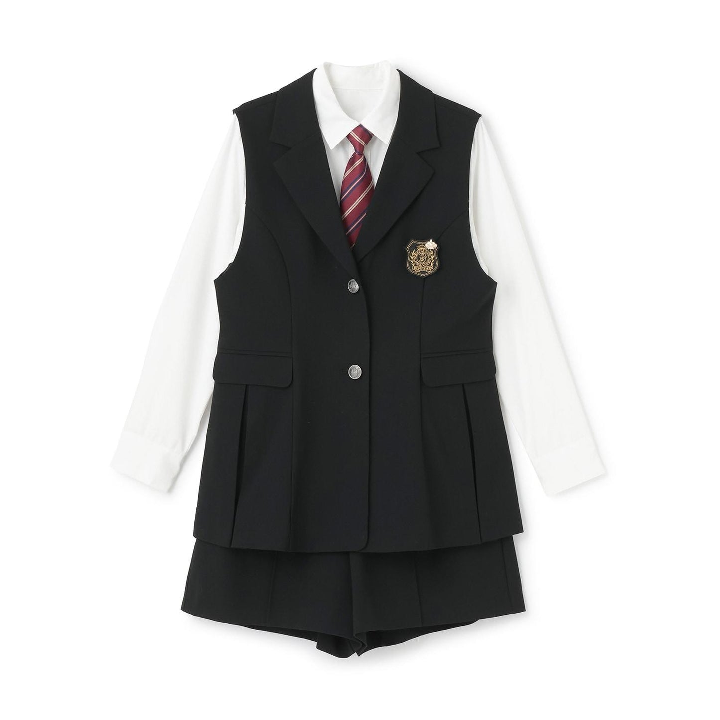 【畢業服】【5件套】馬甲西裝外套搭配套裝