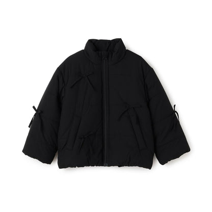 帶蝴蝶結羽絨夾克