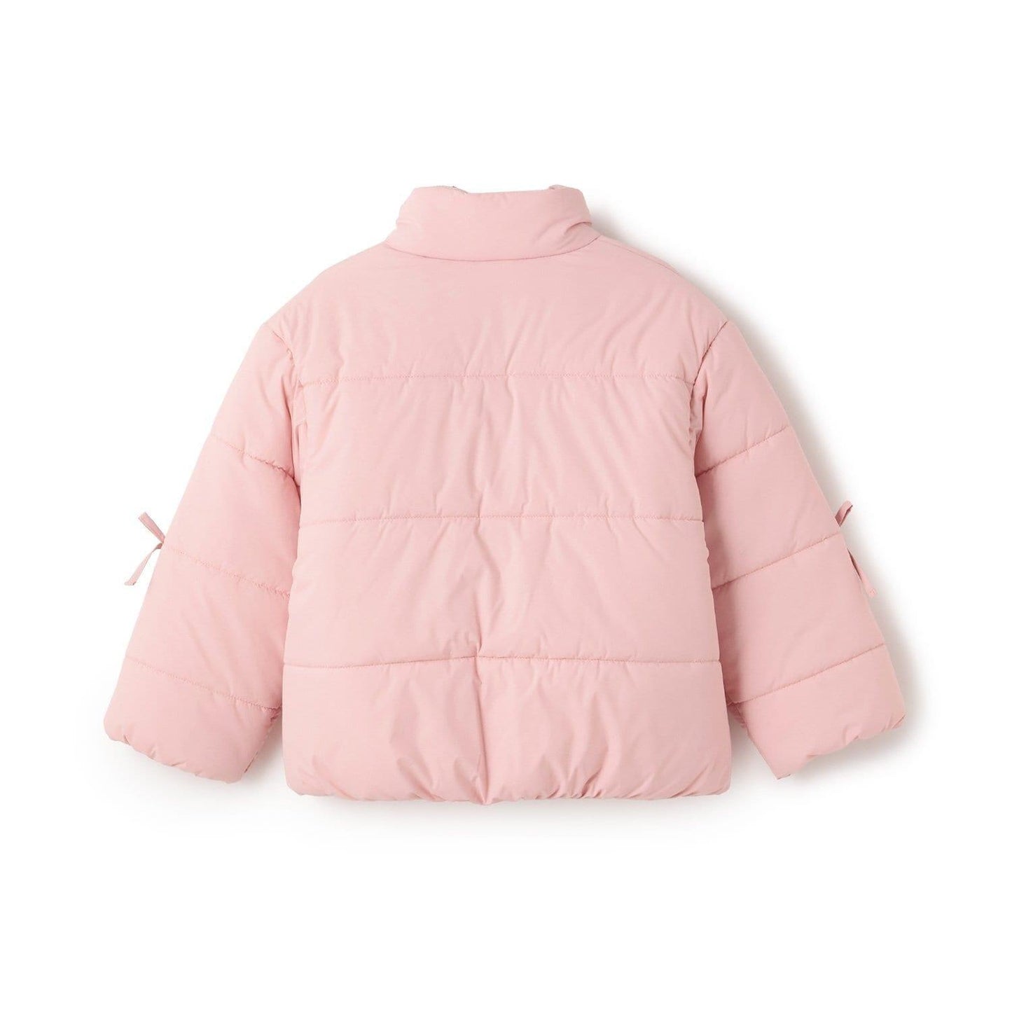 帶蝴蝶結羽絨夾克