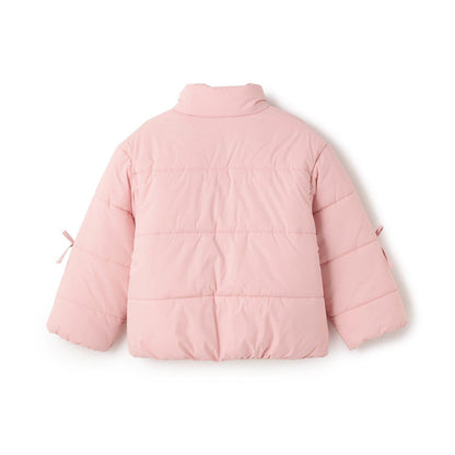 帶蝴蝶結羽絨夾克