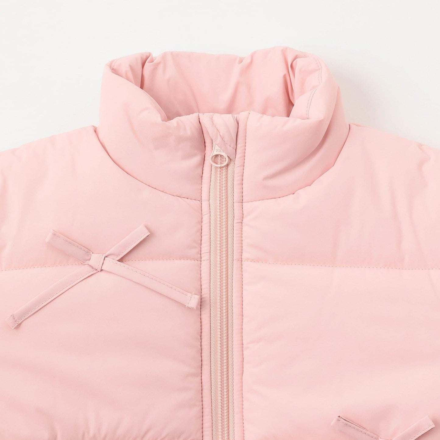 帶蝴蝶結羽絨夾克