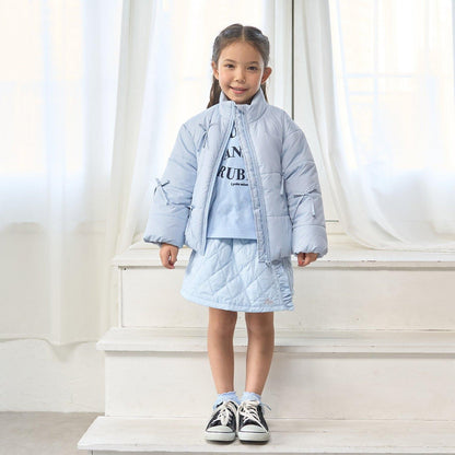 帶蝴蝶結羽絨夾克