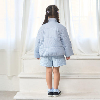 帶蝴蝶結羽絨夾克