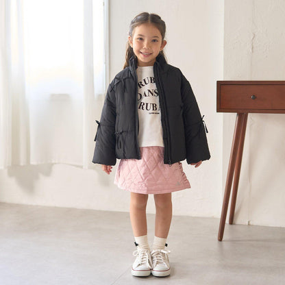 帶蝴蝶結羽絨夾克