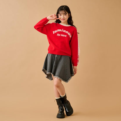 蕾絲標誌針織衫