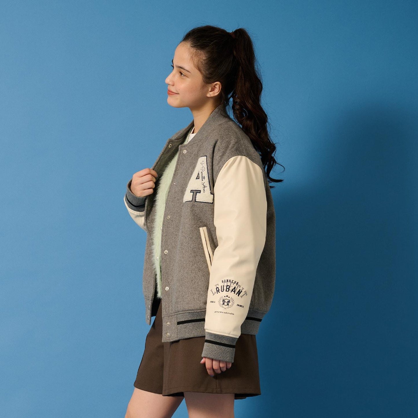 【AMI】中棉棒球夾克