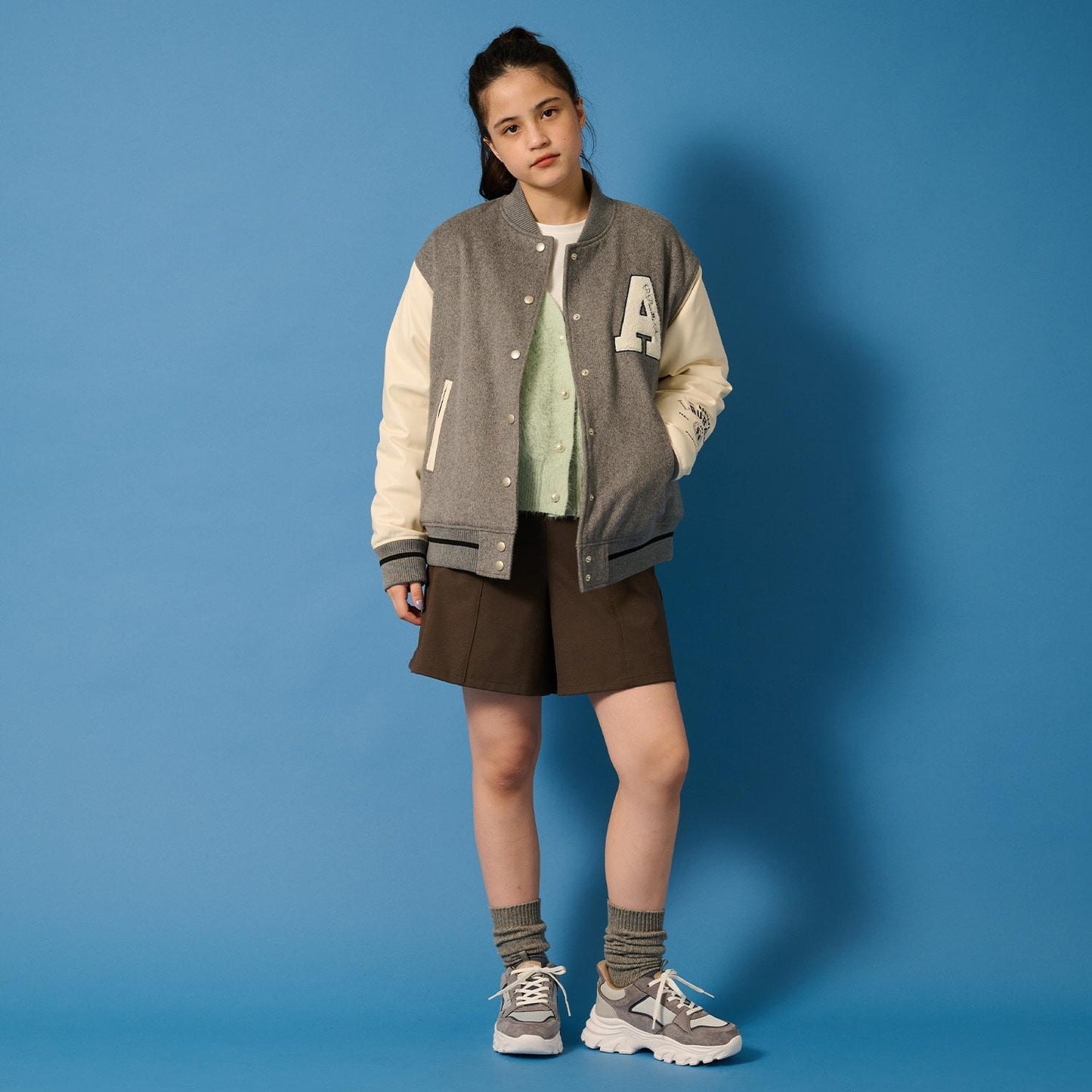 【AMI】中棉棒球夾克