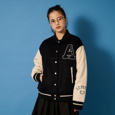 【AMI】中棉棒球夾克