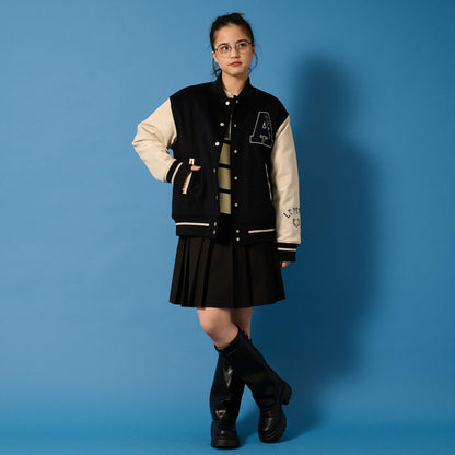 【AMI】中棉棒球夾克