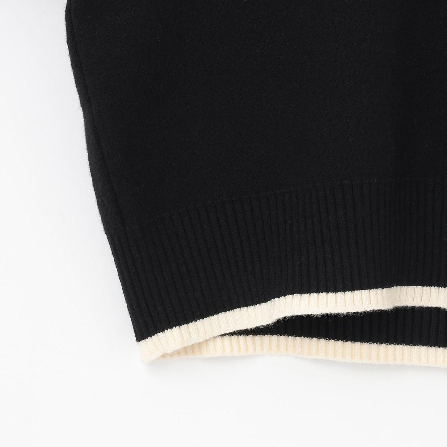 logo提花彈力針織衫