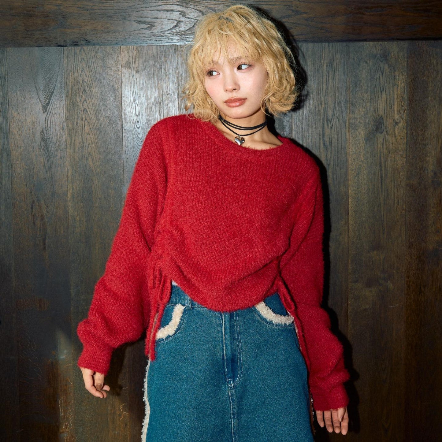 【LTXC】抽繩針織衫