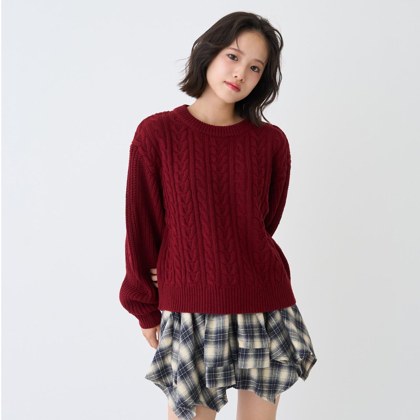 【GOODPRICE】麻花針織套頭衫