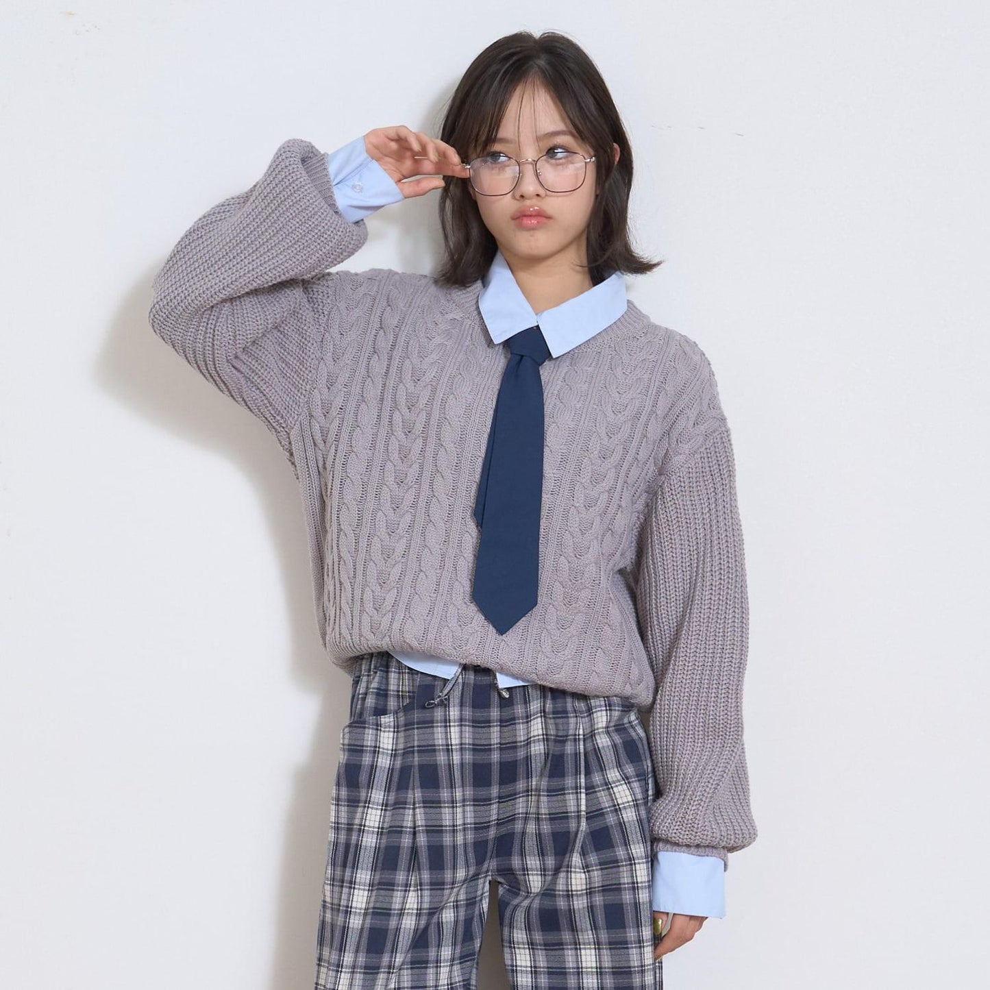 【GOODPRICE】麻花針織套頭衫