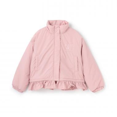 下襬荷葉邊加棉短外套