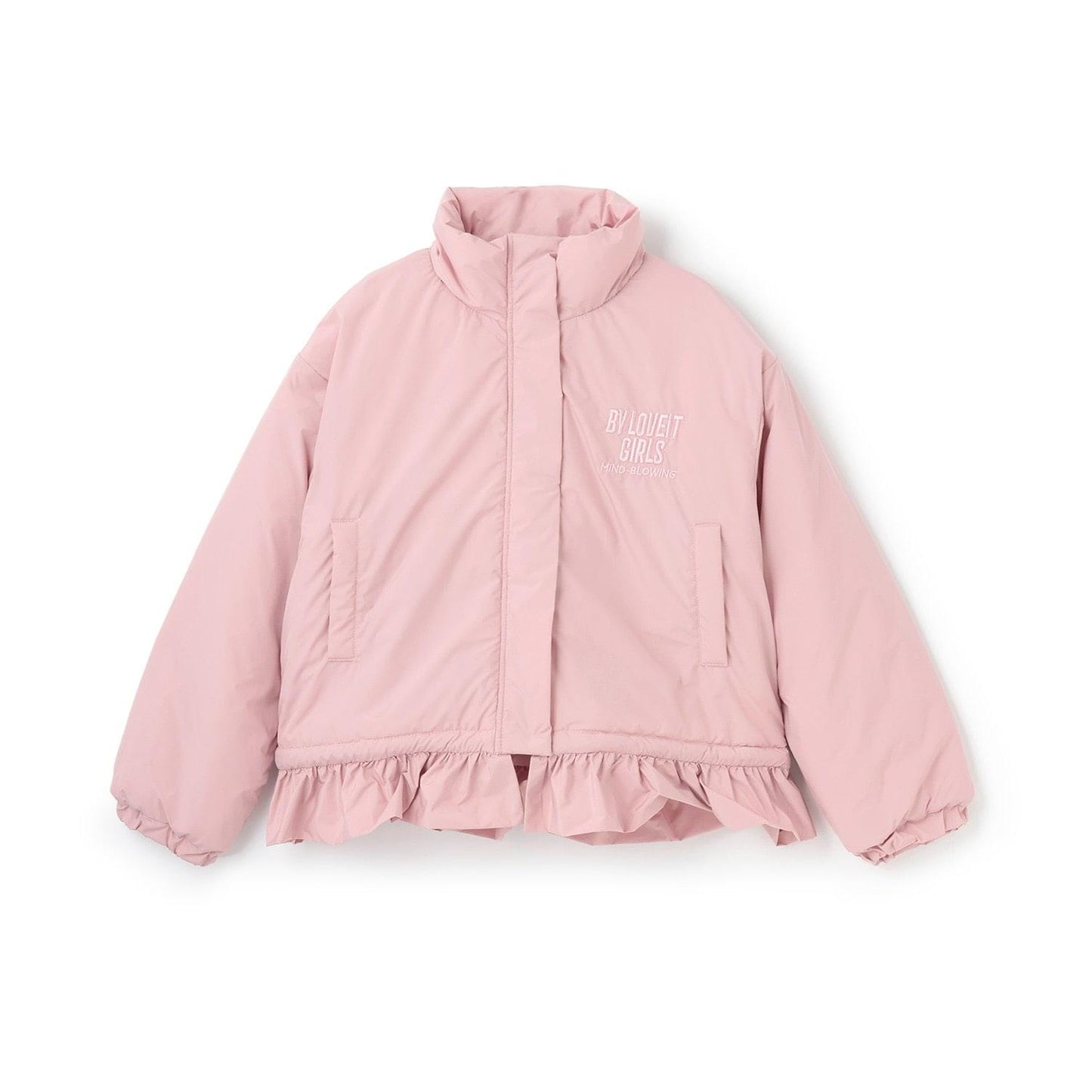 下襬荷葉邊加棉短外套