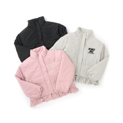 下襬荷葉邊加棉短外套