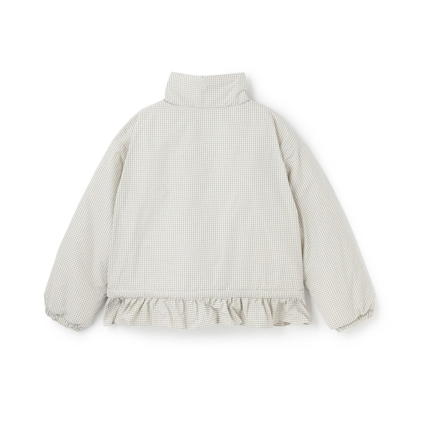 下襬荷葉邊加棉短外套