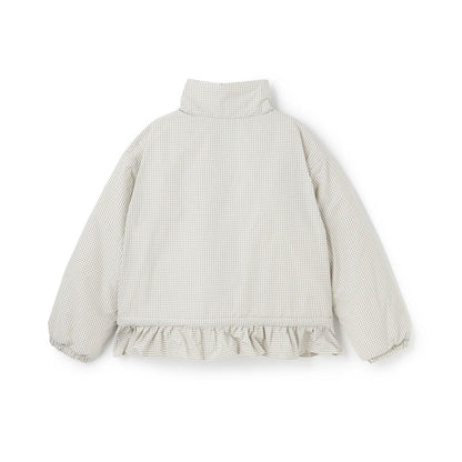 下襬荷葉邊加棉短外套