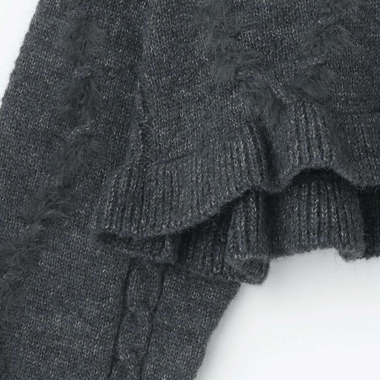 領帶襯衫短款針織套裝