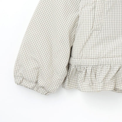 下襬荷葉邊加棉短外套