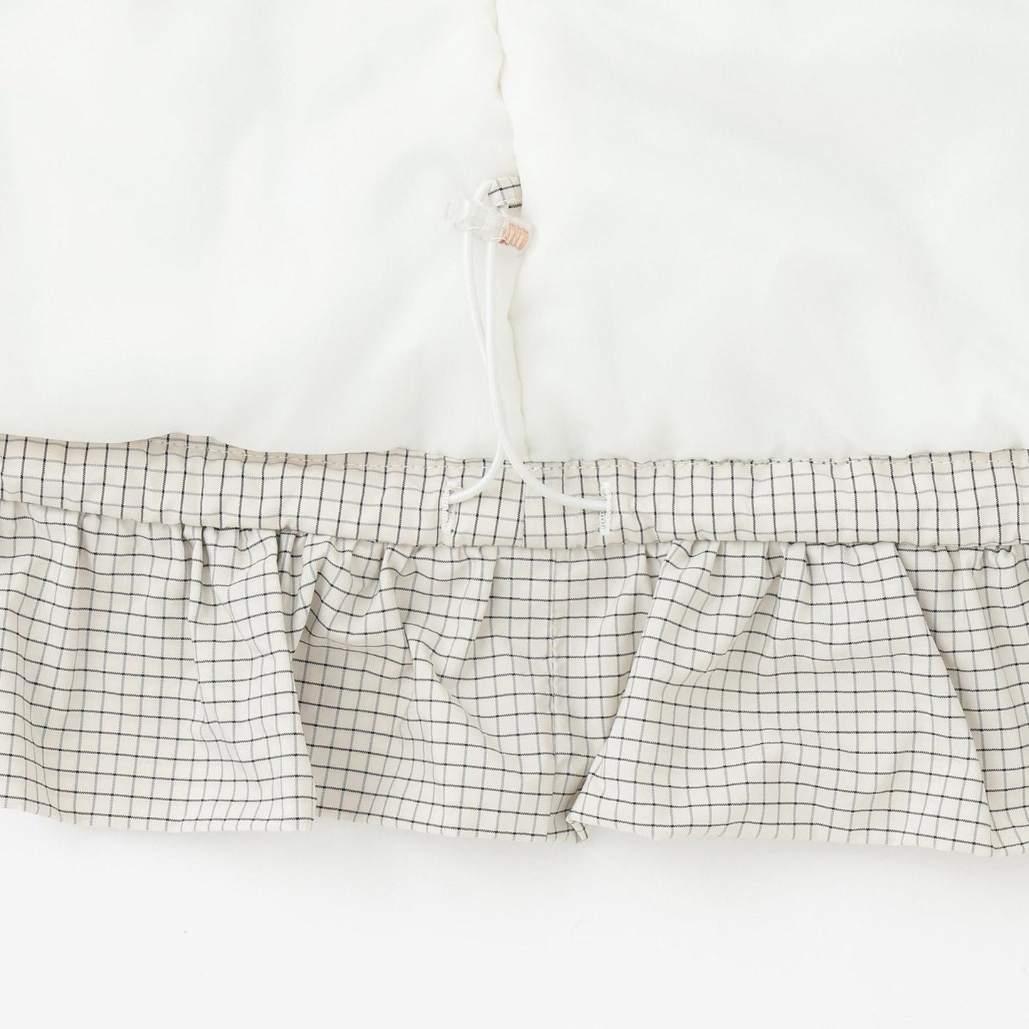 下襬荷葉邊加棉短外套