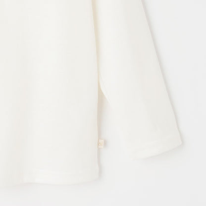 V領貓咪絨毛針織衫×T恤套裝