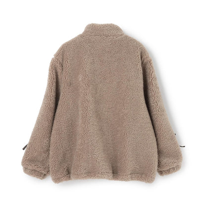 毛絨短款外套