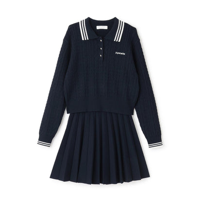 【130cm有】針織套裝