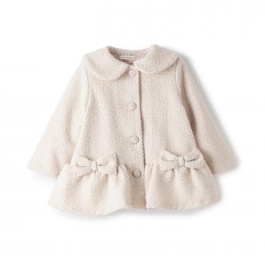 Liberty鈕釦荷葉邊大衣