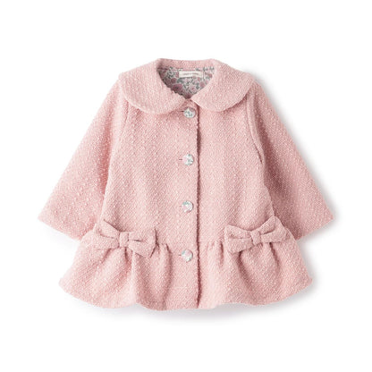 Liberty鈕釦荷葉邊大衣