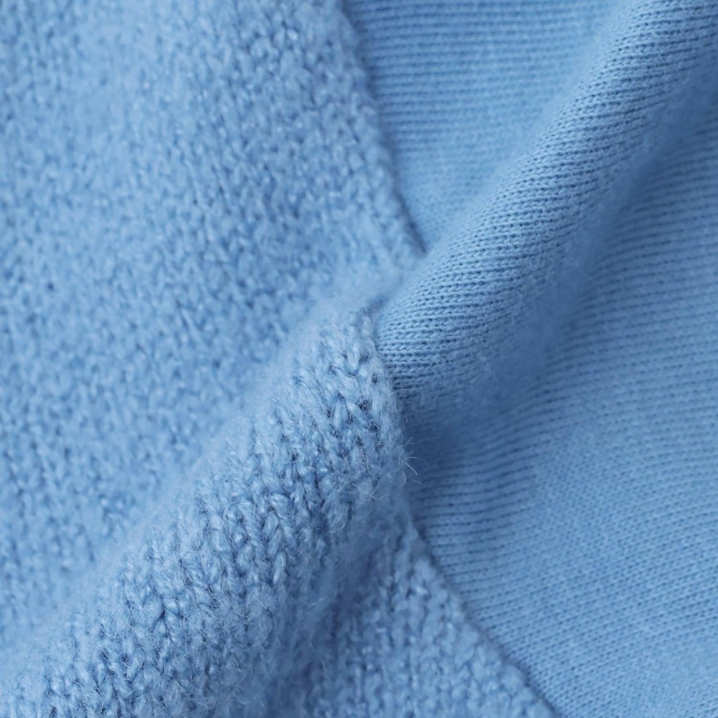 針織圖案拼接衛衣